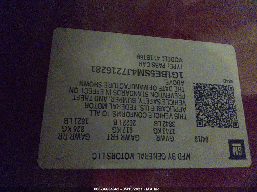 2018 CHEVROLET CRUZE LT - 1G1BE5SM4J7216281