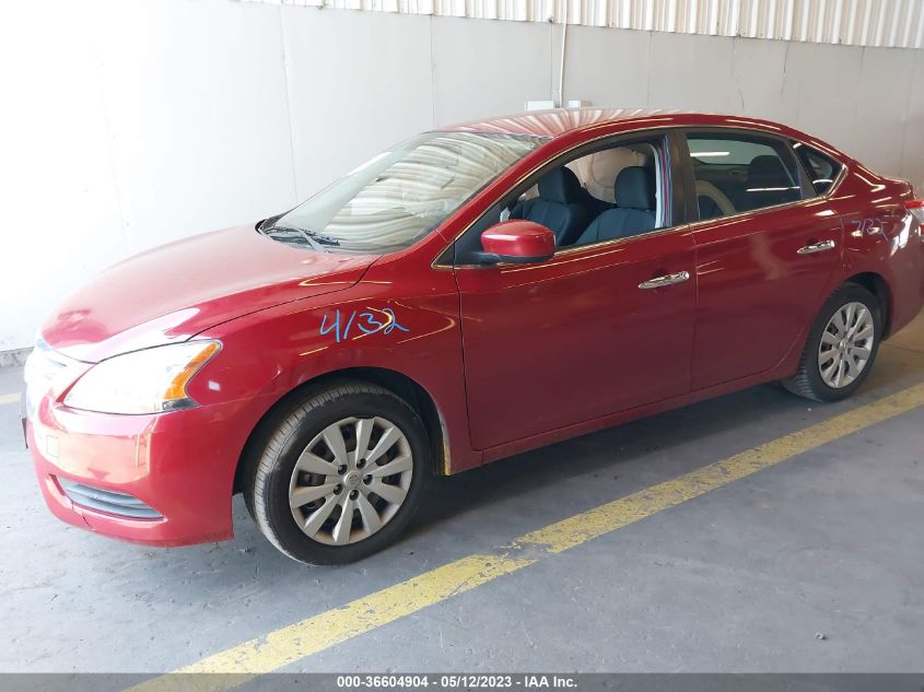 2013 NISSAN SENTRA S - 3N1AB7AP1DL733222