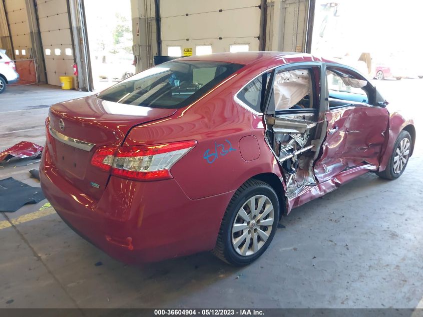 2013 NISSAN SENTRA S - 3N1AB7AP1DL733222