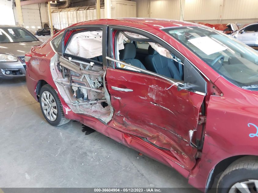 2013 NISSAN SENTRA S - 3N1AB7AP1DL733222