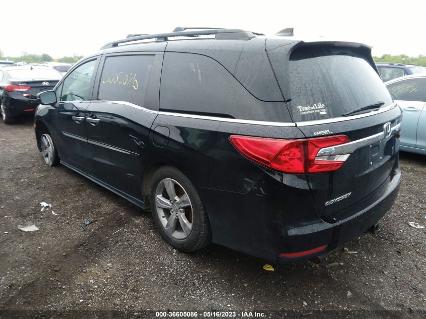 2018 HONDA ODYSSEY EX-L - 5FNRL6H79JB036730