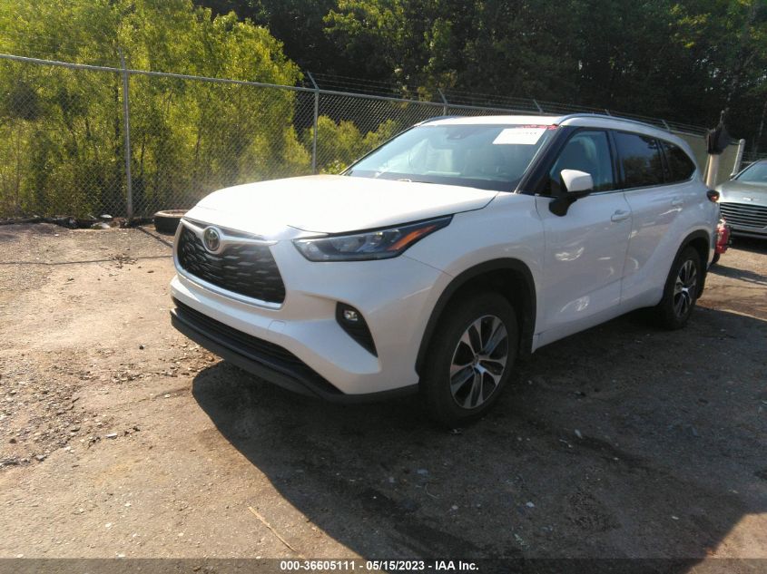 2020 TOYOTA HIGHLANDER XLE - 5TDGZRAH3LS018815