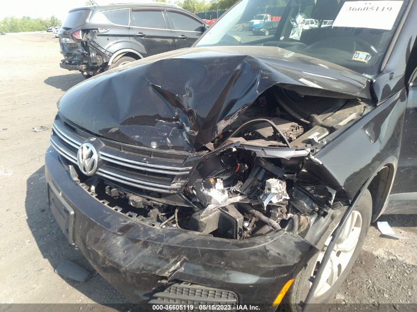 2015 VOLKSWAGEN TIGUAN S - WVGBV7AX6FW538394