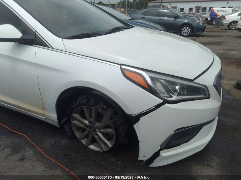 2016 HYUNDAI SONATA 2.4L SE - 5NPE24AF6GH319989