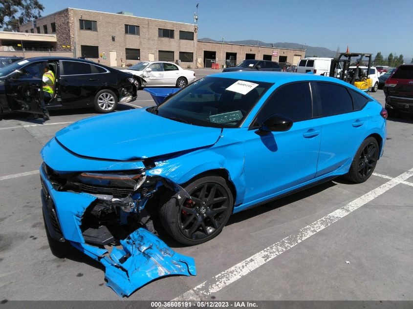 2022 HONDA CIVIC HATCHBACK SPORT - 19XFL2H89NE004912