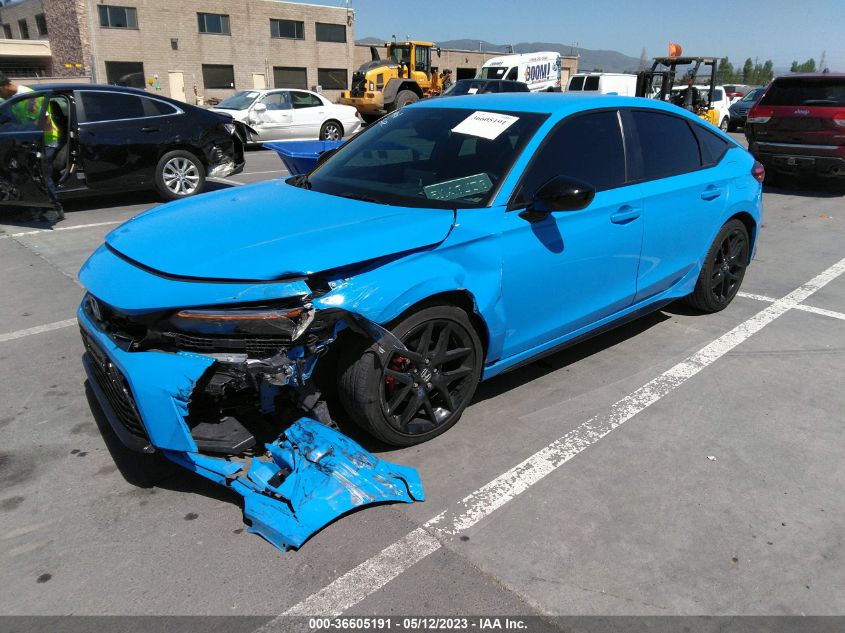 2022 HONDA CIVIC HATCHBACK SPORT - 19XFL2H89NE004912