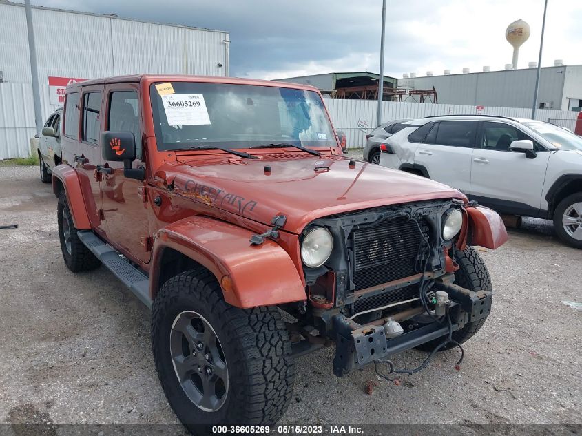 2014 JEEP WRANGLER UNLIMITED SAHARA - 1C4HJWEG7EL219990