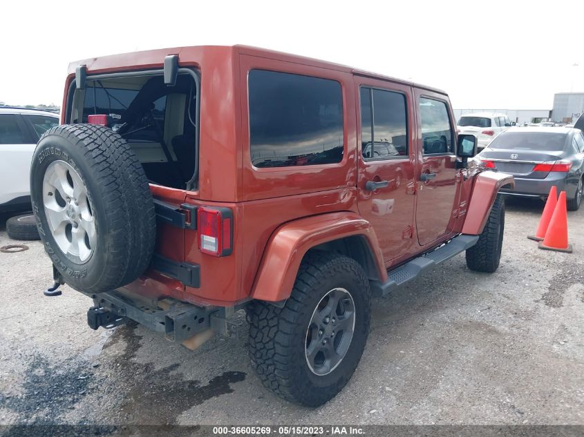 2014 JEEP WRANGLER UNLIMITED SAHARA - 1C4HJWEG7EL219990