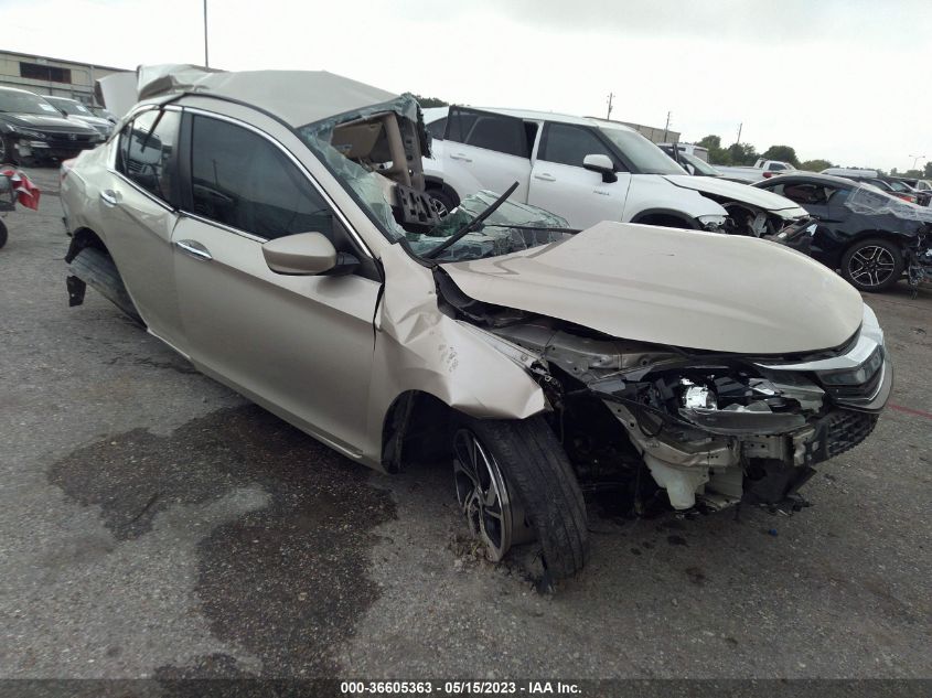 2016 HONDA ACCORD SEDAN LX - 1HGCR2F36GA234665
