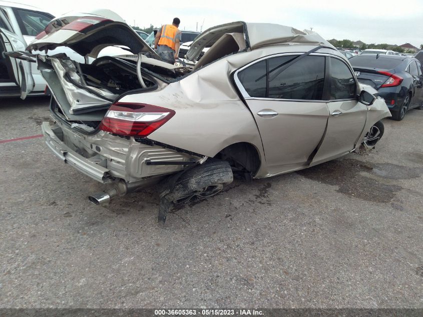 2016 HONDA ACCORD SEDAN LX - 1HGCR2F36GA234665