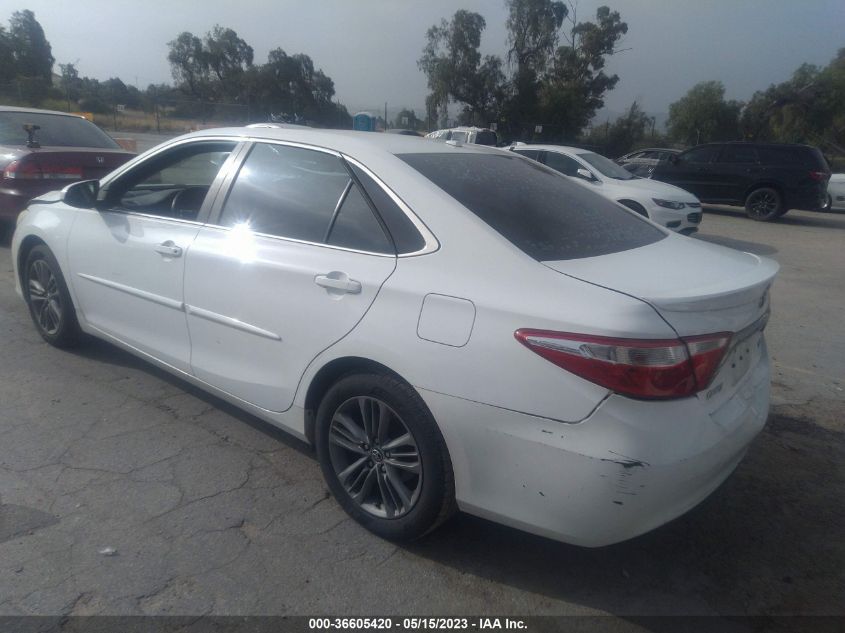 2016 TOYOTA CAMRY XLE/SE/LE/XSE - 4T1BF1FK3GU518592