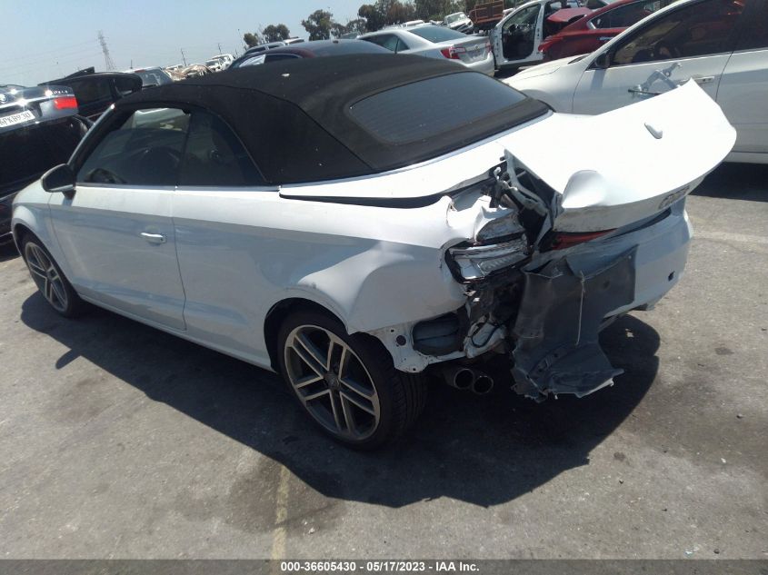 2017 AUDI A3 CABRIOLET PREMIUM - WAU6ULFF6H1025385