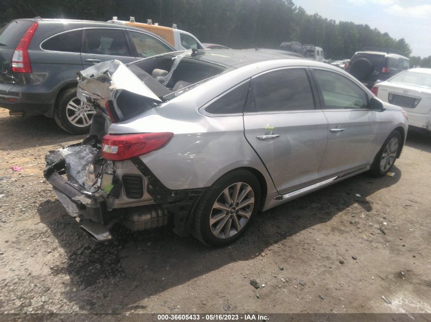 2016 HYUNDAI SONATA 2.4L LIMITED - 5NPE34AF8GH382024