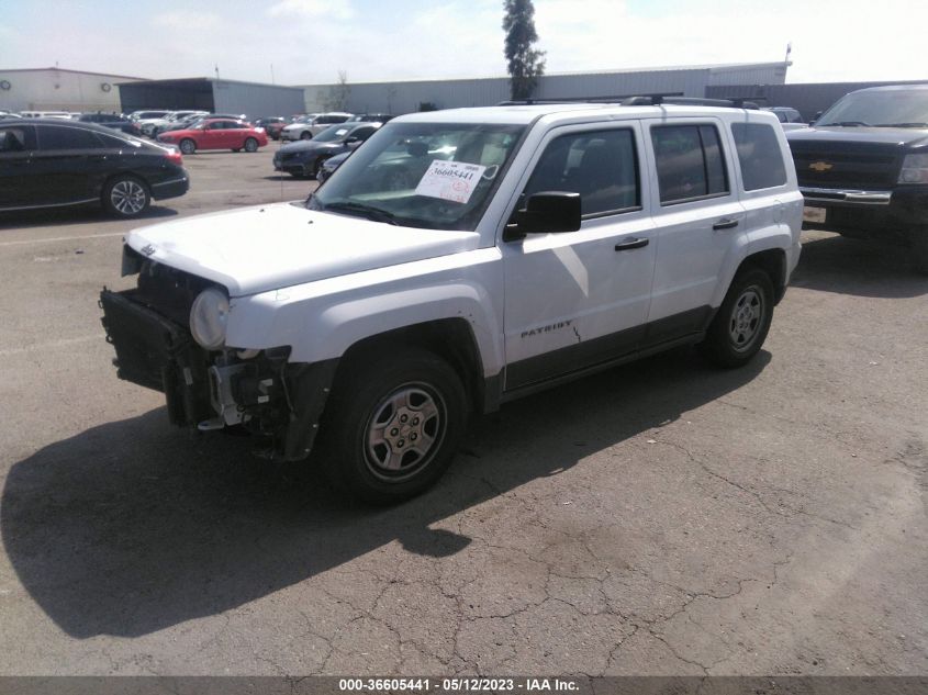2015 JEEP PATRIOT SPORT - 1C4NJPBB0FD402077