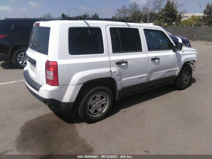 2015 JEEP PATRIOT SPORT - 1C4NJPBB0FD402077