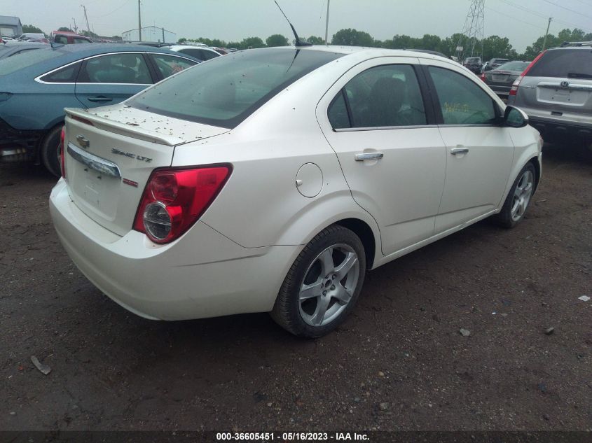 2014 CHEVROLET SONIC LTZ - 1G1JE5SB6E4188601