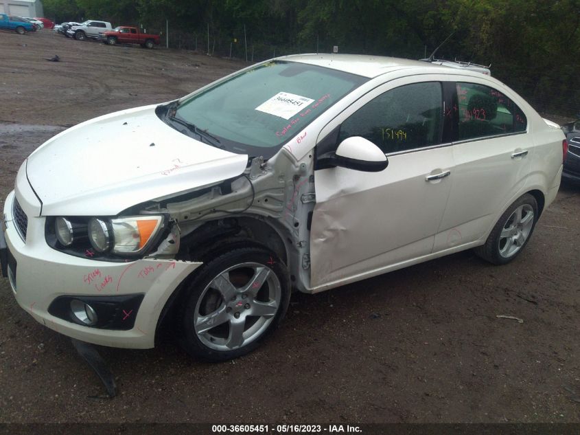 2014 CHEVROLET SONIC LTZ - 1G1JE5SB6E4188601