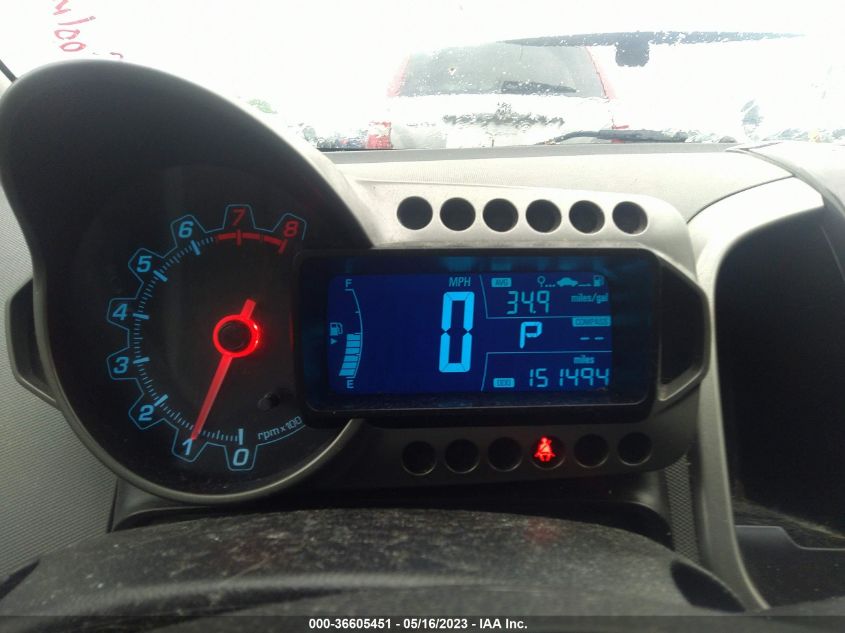2014 CHEVROLET SONIC LTZ - 1G1JE5SB6E4188601