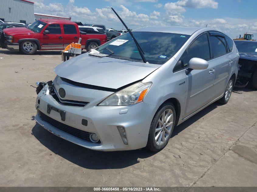 2014 TOYOTA PRIUS V TWO/THREE/FIVE - JTDZN3EU8E3339326