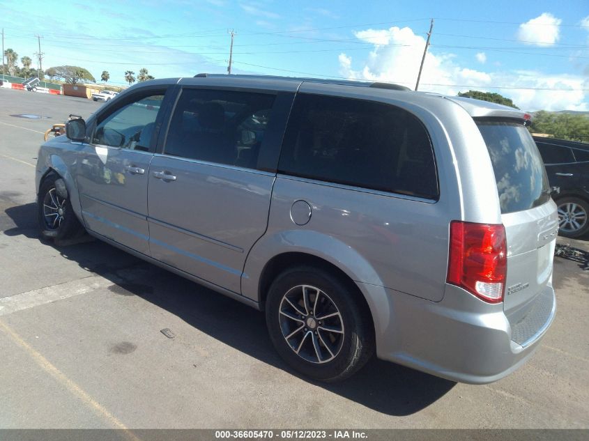 2017 DODGE GRAND CARAVAN SXT - 2C4RDGCG6HR859043