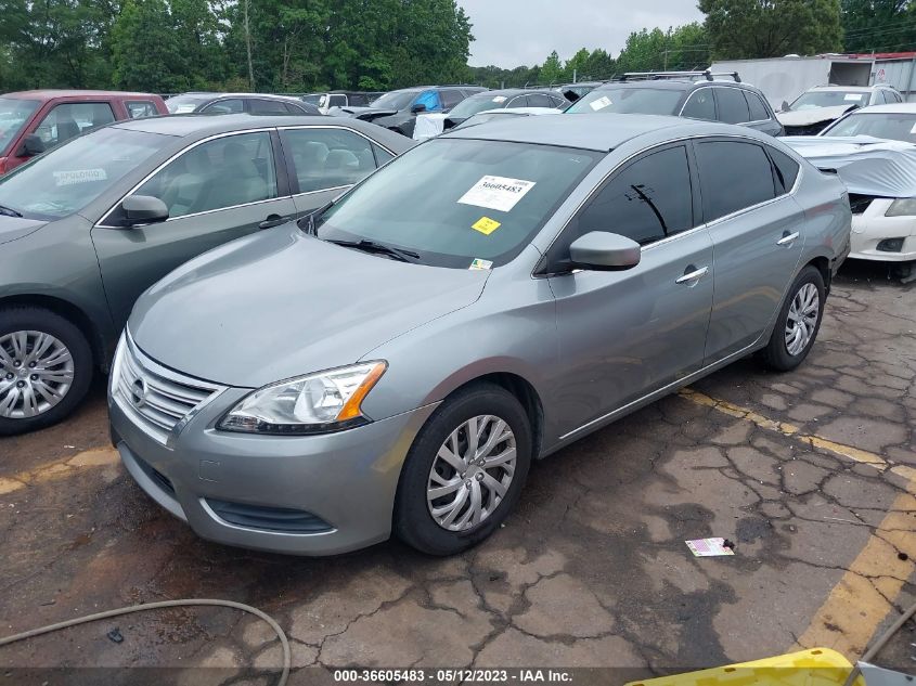 2014 NISSAN SENTRA S - 3N1AB7AP2EY337157