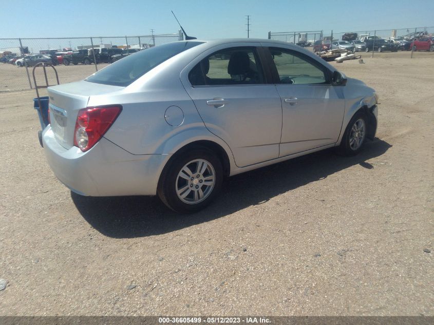 2013 CHEVROLET SONIC LT - 1G1JC5SH2D4240430
