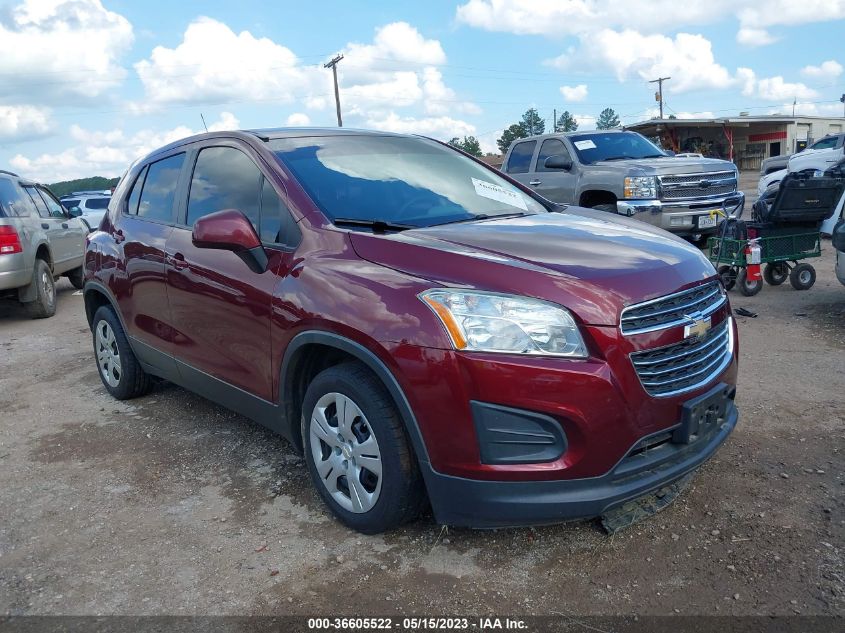 2016 CHEVROLET TRAX LS - 3GNCJKSB8GL263989