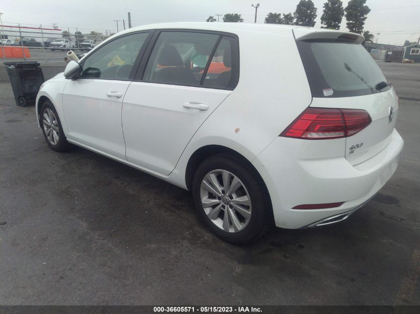 2018 VOLKSWAGEN GOLF S/SE - 3VWG17AU3JM252486