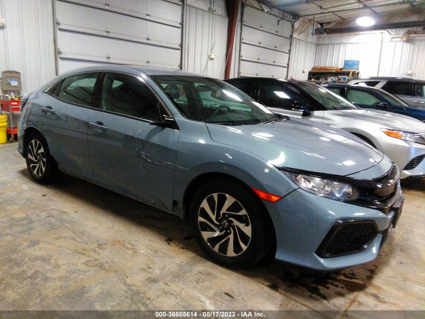 2018 HONDA CIVIC HATCHBACK LX - SHHFK7H25JU211585