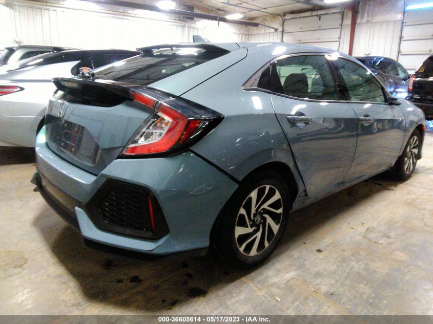 2018 HONDA CIVIC HATCHBACK LX - SHHFK7H25JU211585