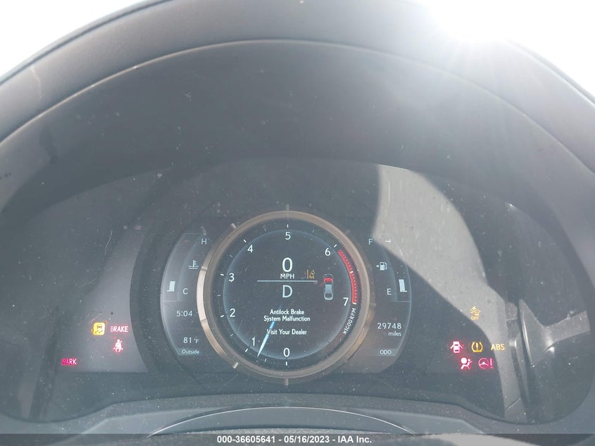 VIN JTHBA1D2XK5087465 2019 LEXUS IS IS 300
