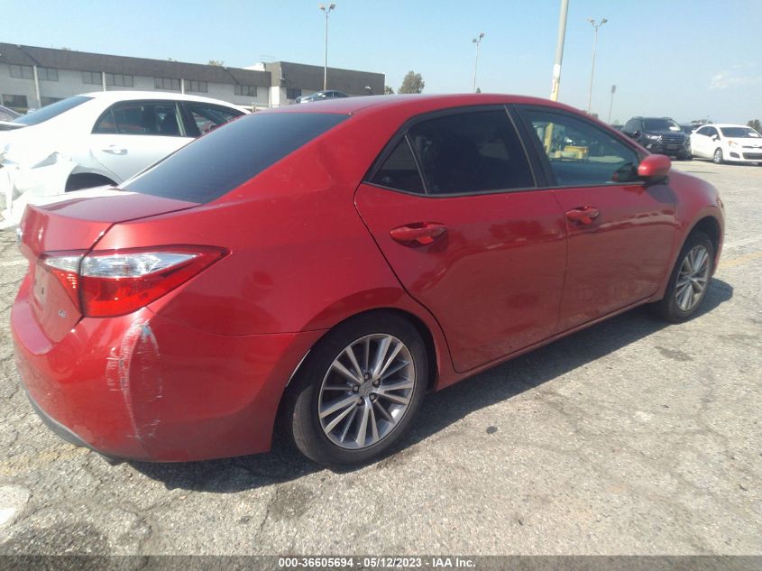 2014 TOYOTA COROLLA L/LE/S/S PLUS/LE PLUS - 5YFBURHE1EP157812