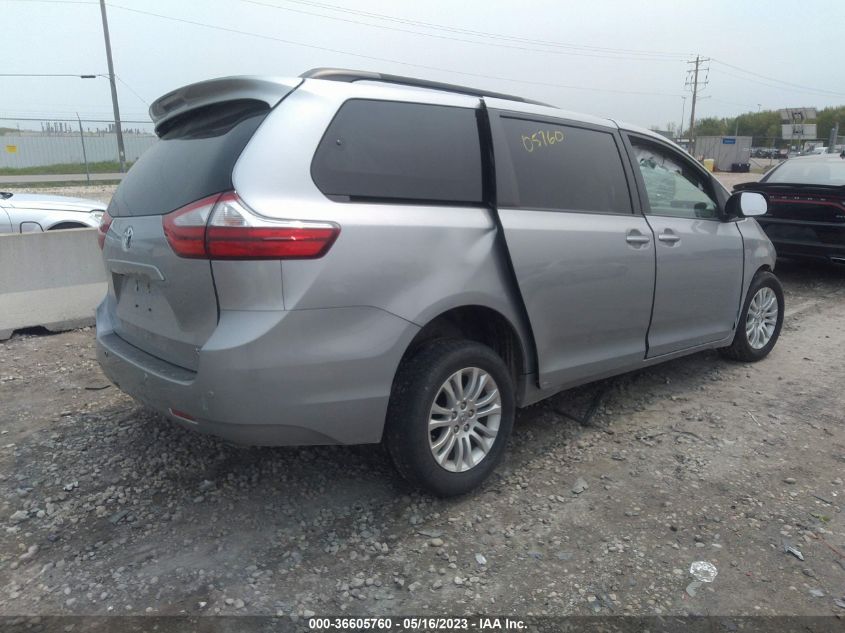 2016 TOYOTA SIENNA XLE/XLE AAS/LTD - 5TDYK3DC6GS715570