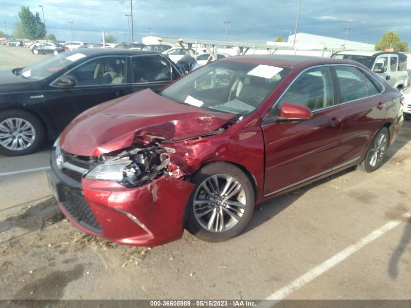 2017 TOYOTA CAMRY SE - 4T1BF1FK1HU775025