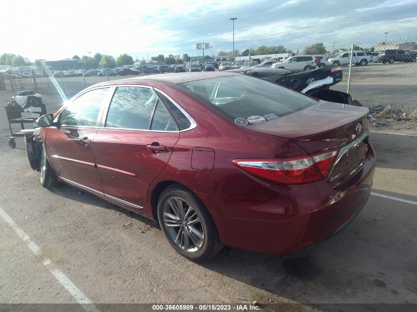 2017 TOYOTA CAMRY SE - 4T1BF1FK1HU775025