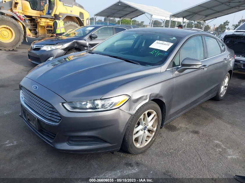 2014 FORD FUSION SE - 3FA6P0H75ER186302