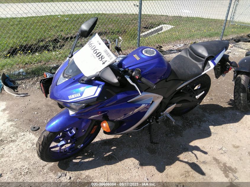 2017 YAMAHA YZFR3 MH3RH06Y1HK017162