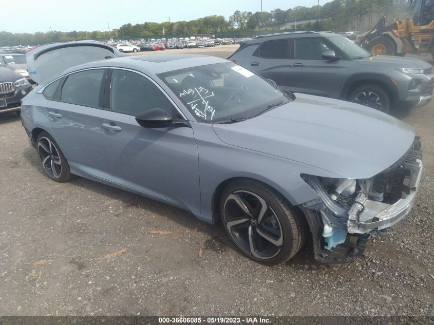 2022 HONDA ACCORD SEDAN SPORT - 1HGCV2F39NA006412