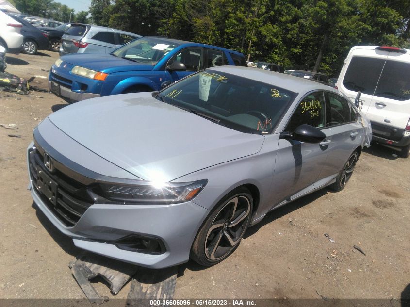 2022 HONDA ACCORD SEDAN SPORT - 1HGCV1F30NA066346