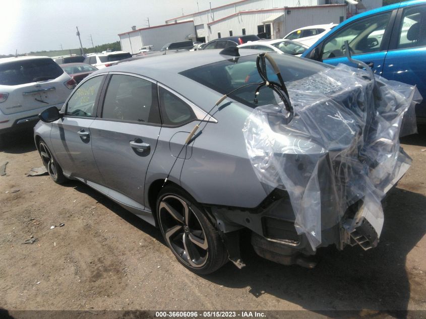 2022 HONDA ACCORD SEDAN SPORT - 1HGCV1F30NA066346