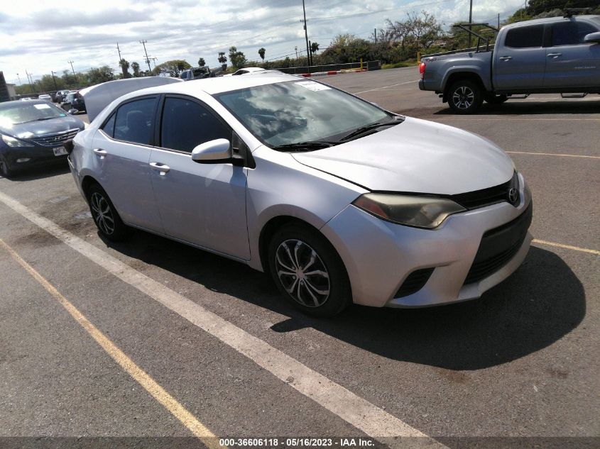 2014 TOYOTA COROLLA L/LE/S/S PLUS/LE PLUS - 5YFBURHE3EP046551