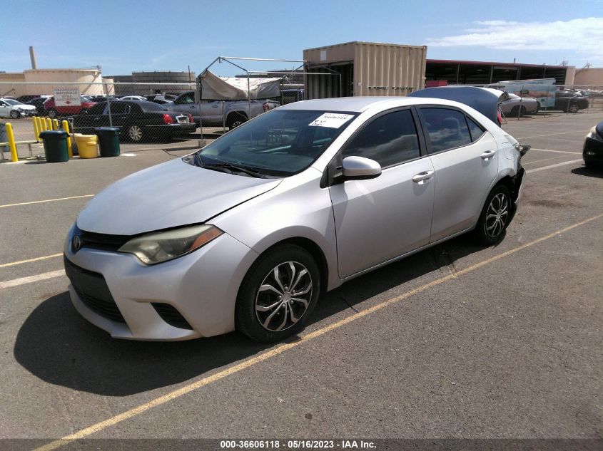 2014 TOYOTA COROLLA L/LE/S/S PLUS/LE PLUS - 5YFBURHE3EP046551
