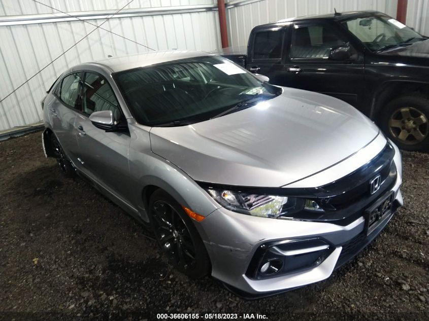 2021 HONDA CIVIC HATCHBACK SPORT - SHHFK7H46MU219250