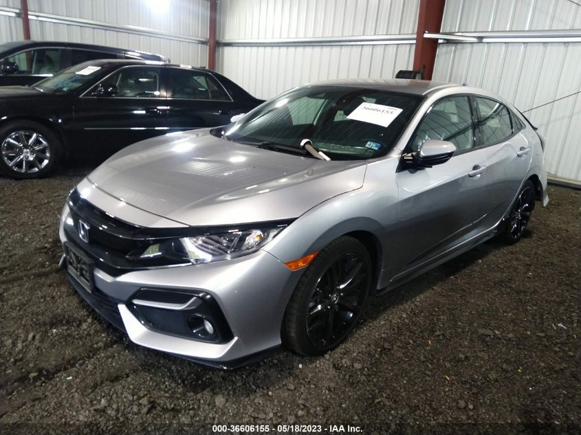 2021 HONDA CIVIC HATCHBACK SPORT - SHHFK7H46MU219250