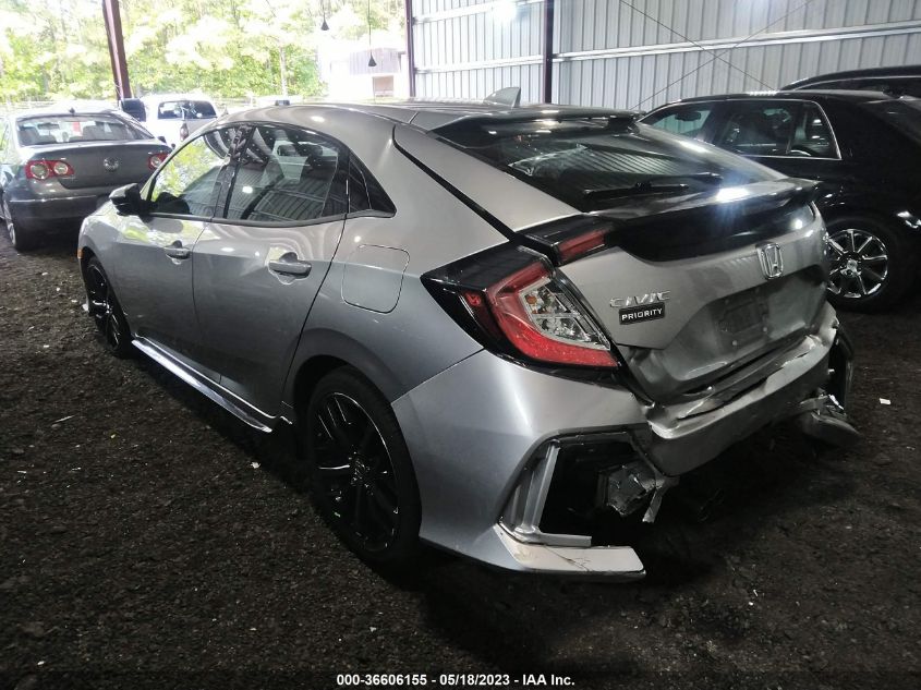 2021 HONDA CIVIC HATCHBACK SPORT - SHHFK7H46MU219250