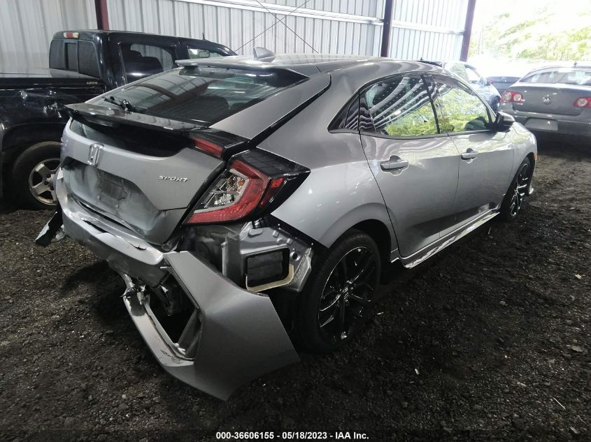 2021 HONDA CIVIC HATCHBACK SPORT - SHHFK7H46MU219250