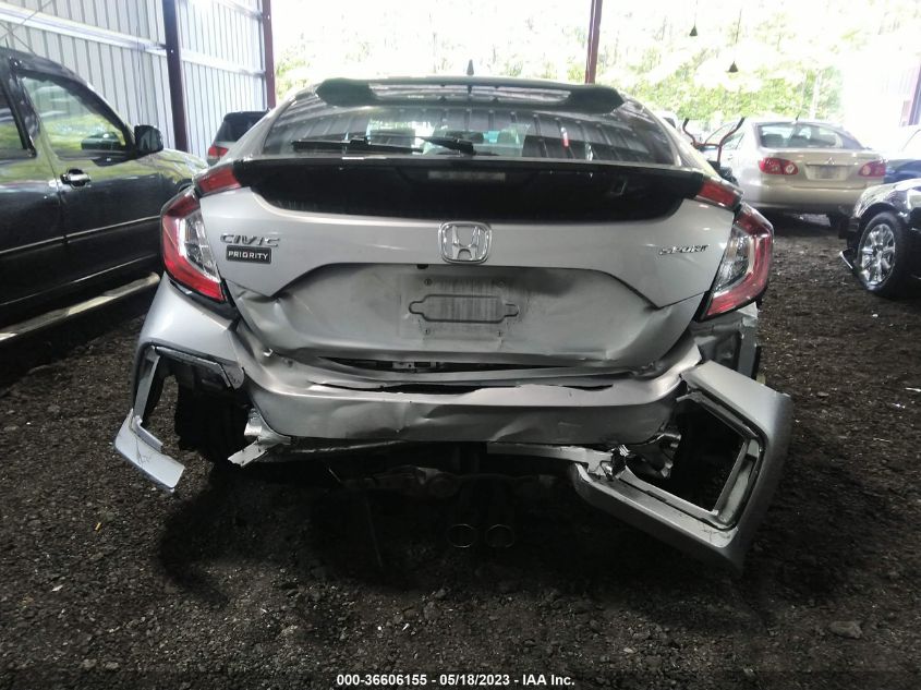2021 HONDA CIVIC HATCHBACK SPORT - SHHFK7H46MU219250