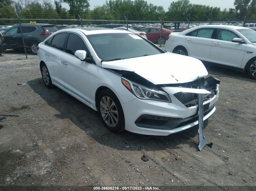 2016 HYUNDAI SONATA 2.4L SPORT - 5NPE34AF7GH432671