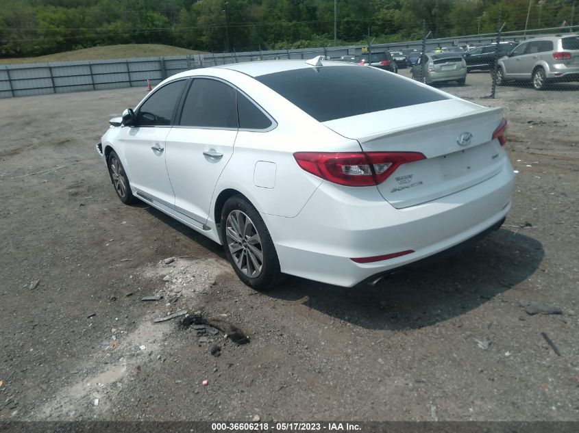 2016 HYUNDAI SONATA 2.4L SPORT - 5NPE34AF7GH432671