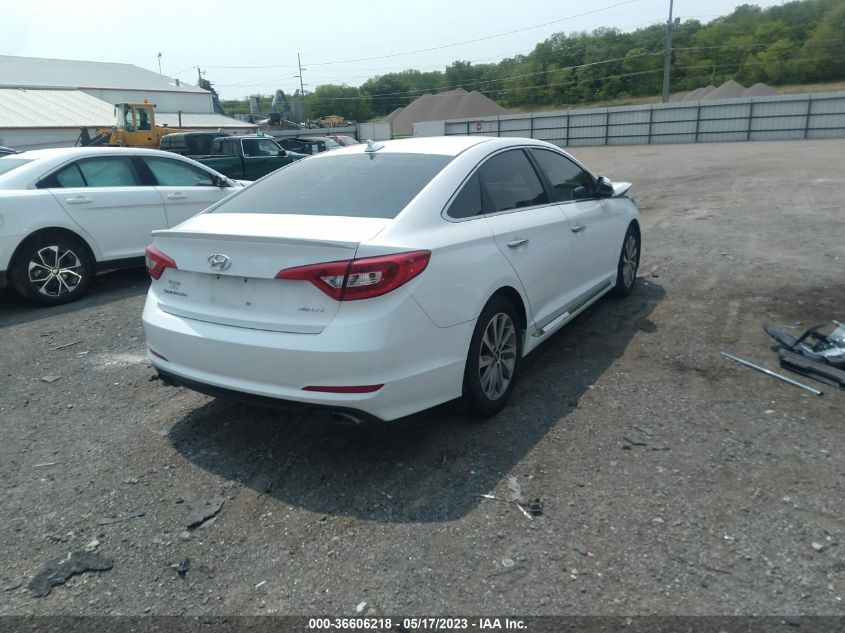 2016 HYUNDAI SONATA 2.4L SPORT - 5NPE34AF7GH432671